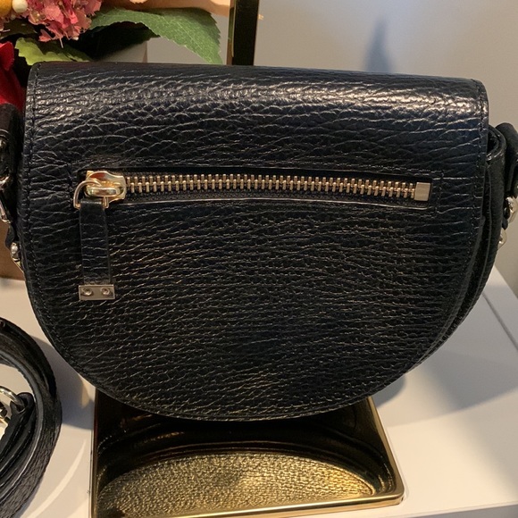 Rebecca Minkoff Black Leather Crossbody Bag in great Preloved condition - Picture 9 of 10